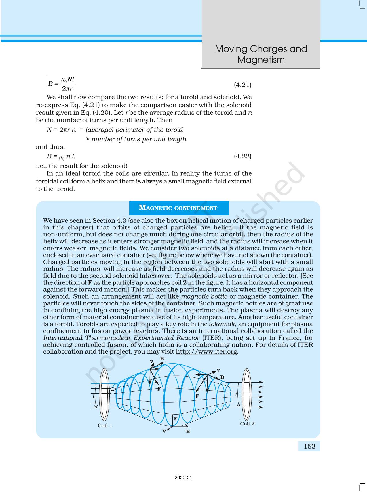 Moving Charges And Magnetism - NCERT Book Of Class 12 Physics Part I